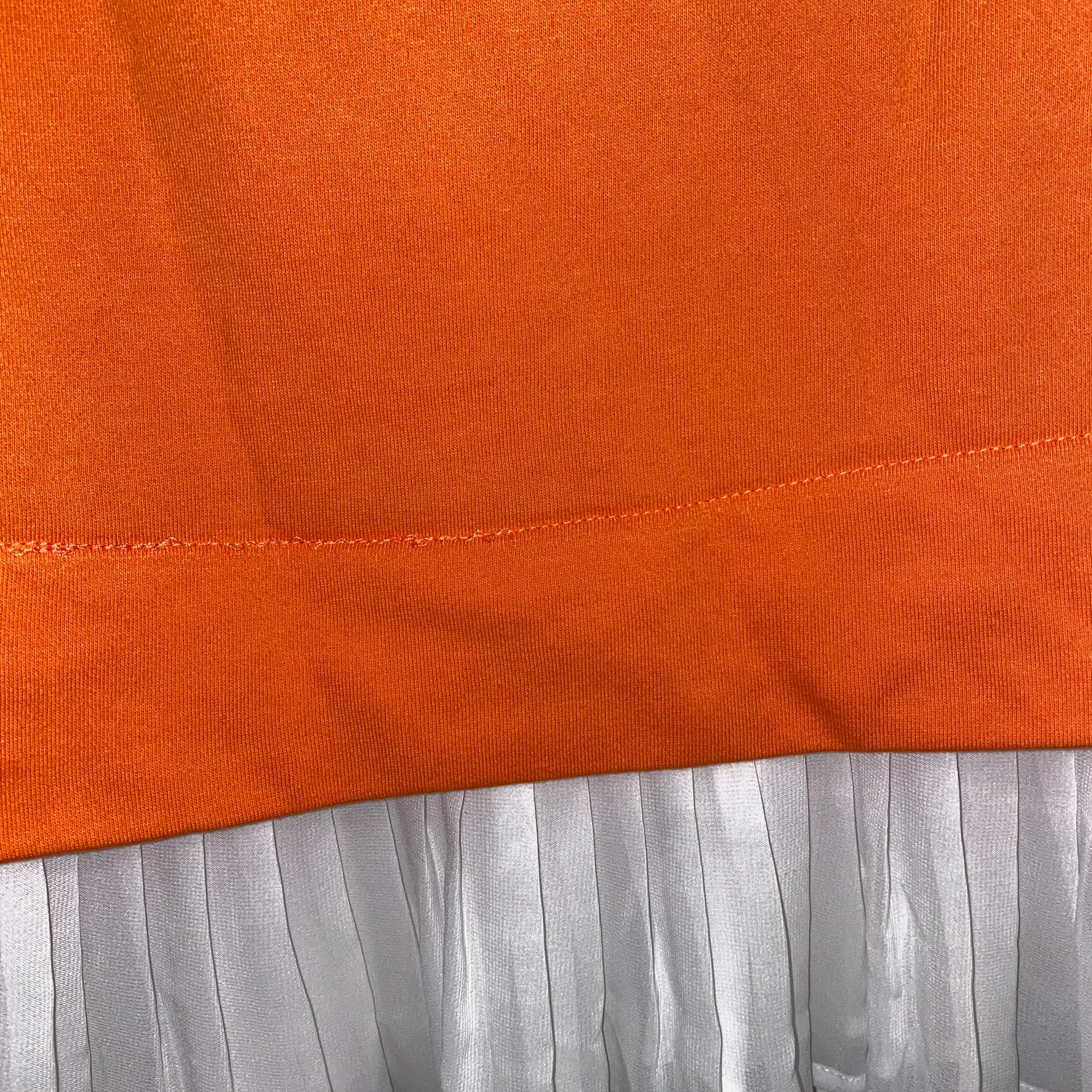 NWT $70  Lea & Viola Orange Ruffled Twist-Front Top SP - Image 7