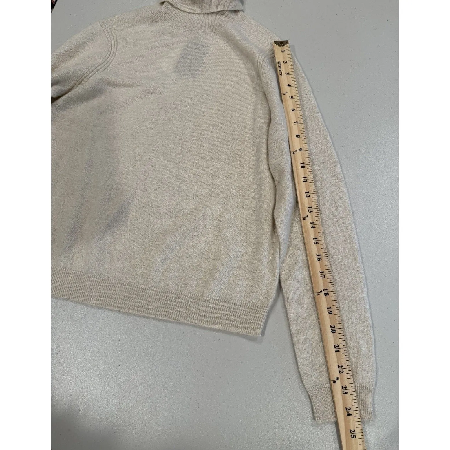 NEW MNG Sweater Womens Small 100% Cashmere Turtleneck Quiet Luxury Minimalist - Image 6