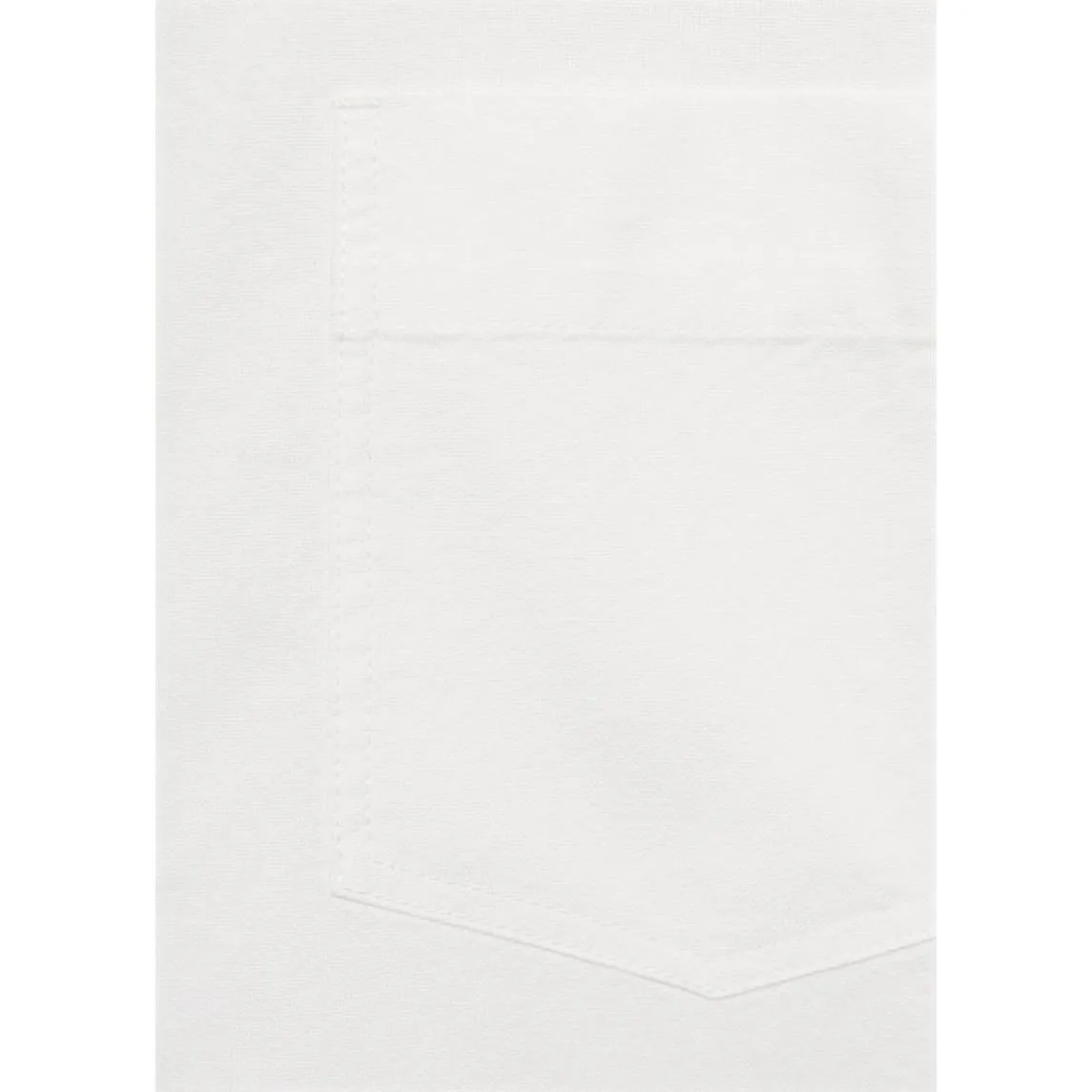 Mango Long Sleeved Cotton Shirt Off White NWT Size 8/Large - Image 3