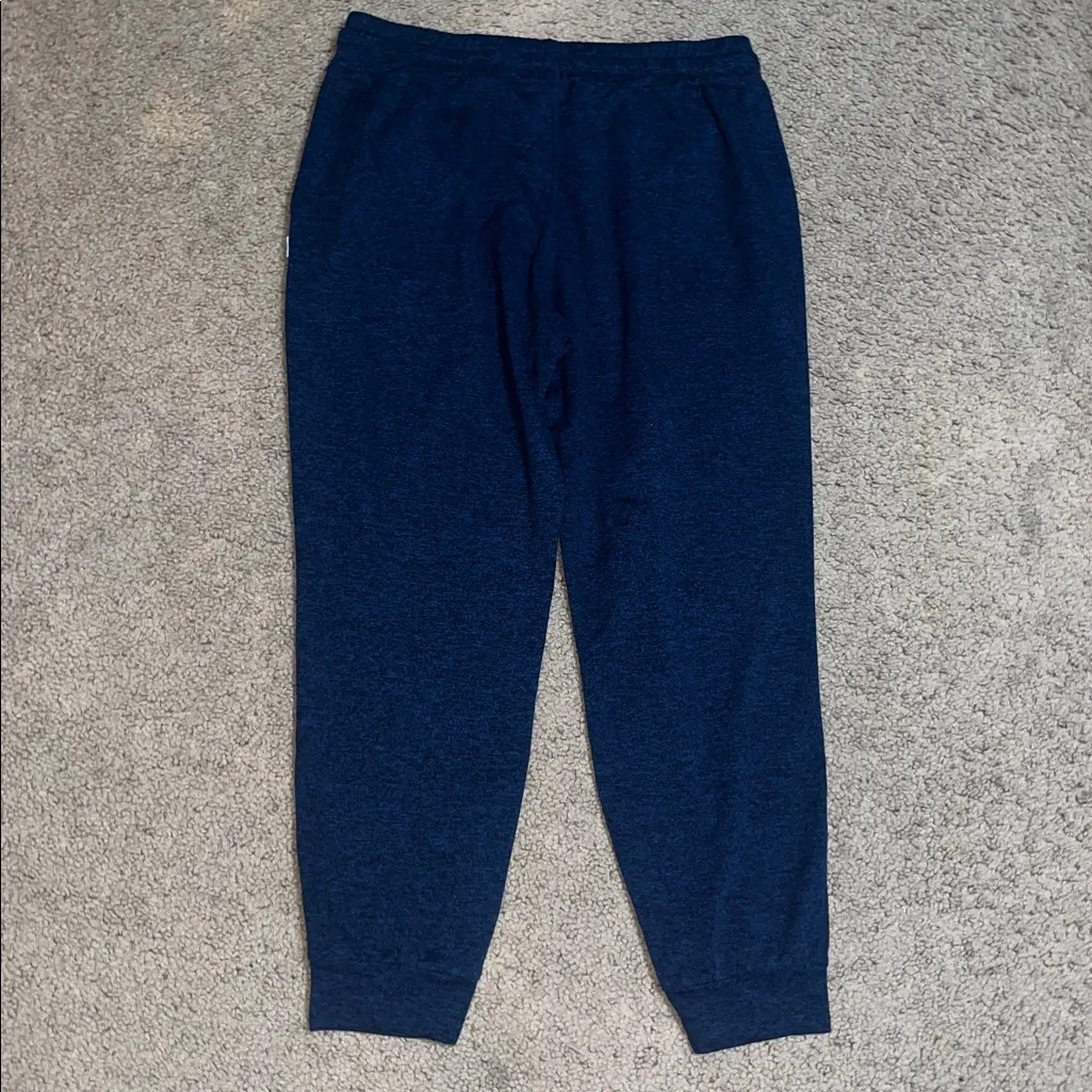 Vuori Halo Performance Jogger DreamKnit Cropped Ankle Pant Heather Blue Small - Image 4