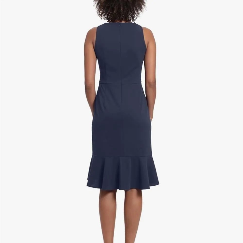 NEW London Times Flounce Hem Polished Chic Guest Career Scuba Crepe 10P $108 - Image 5