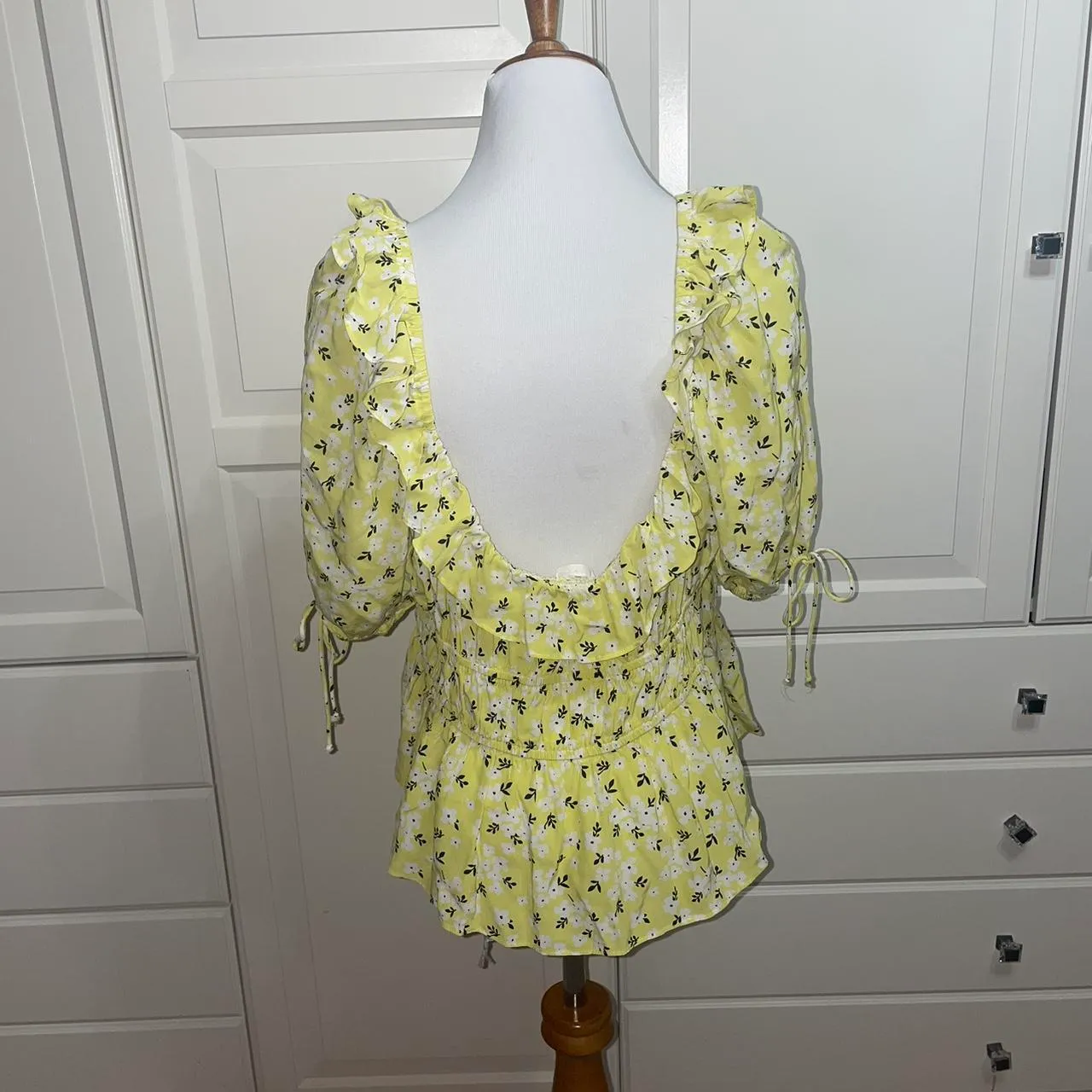 For Love & Lemons Chrysanthemum crop top - Image 3