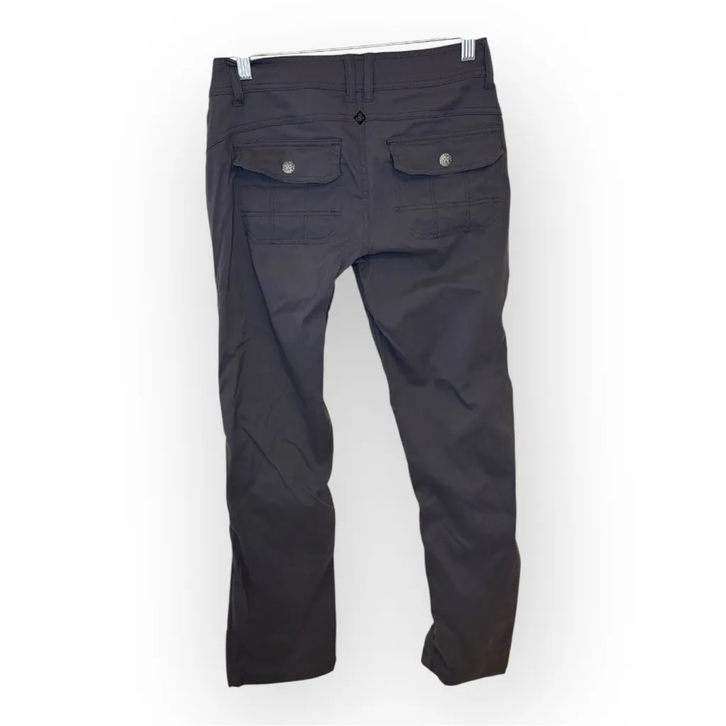 prAna Halle Convertible Roll-Up Hiking Pants Gray Size 2 - Image 2