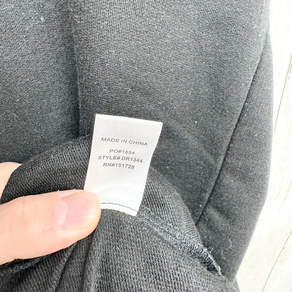 ee:some Dress Women Size L Sweater Mini Floral Striched Short Sleeve Laced Tie - Image 4