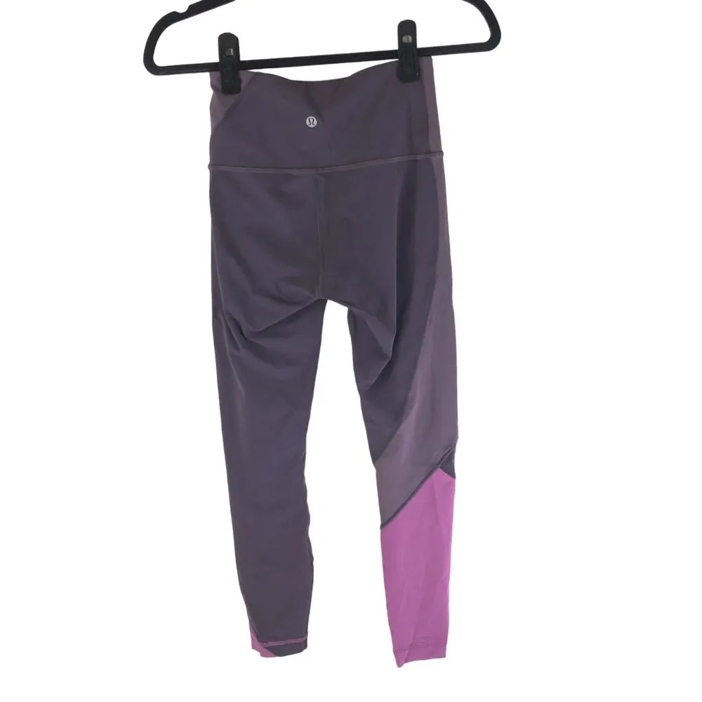 Lululemon Wunder Under Hi-Rise 7/8 Tight Special Edition 25" Black Boysenberry 4 - Image 2