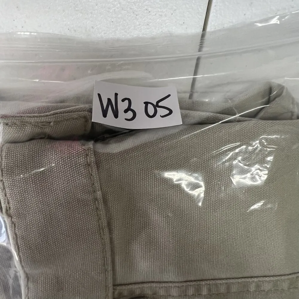 Natural Reflections Sz 10 Canvas Utility Pants Khaki Beige Classic Workwear New - Image 16