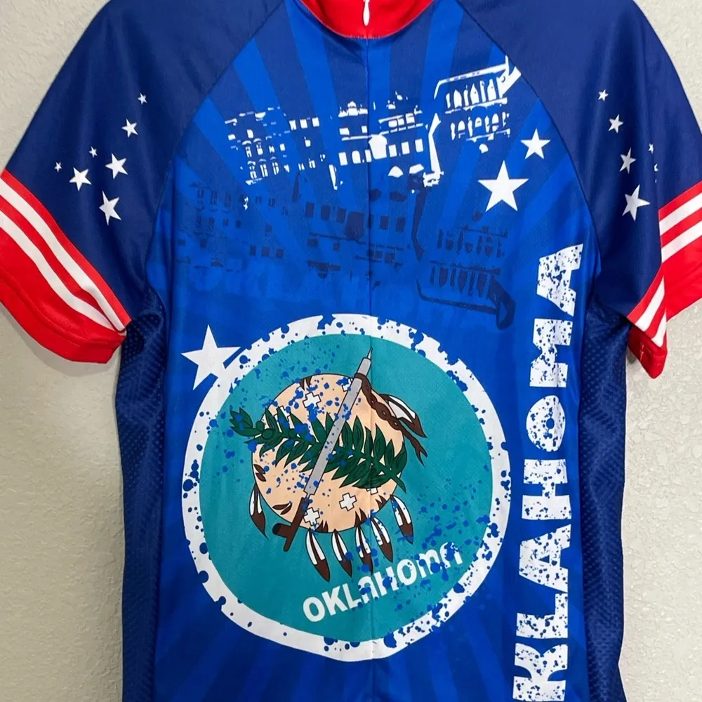 ScudoPro Oklahoma Native American Cycling Jersey Women’s Medium - Image 5