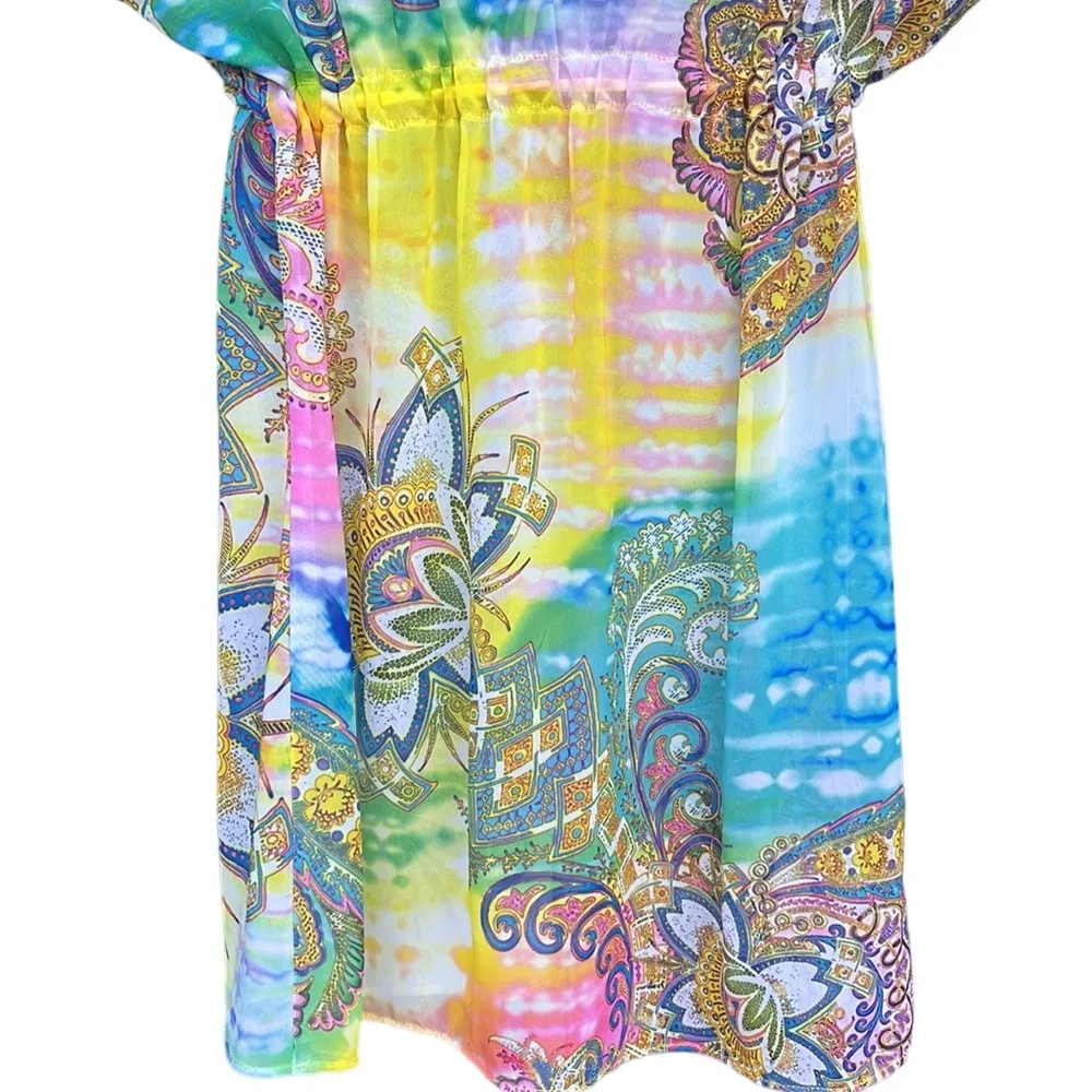 Becca bright colored swimsuit coverup - Image 8