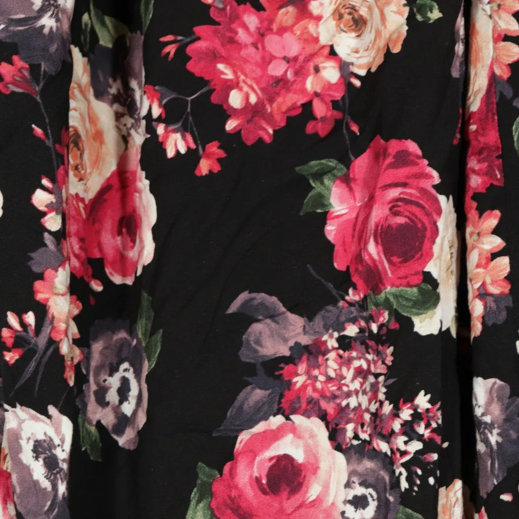 NWOT  Lulu's lovely black floral dress size XS - Image 6