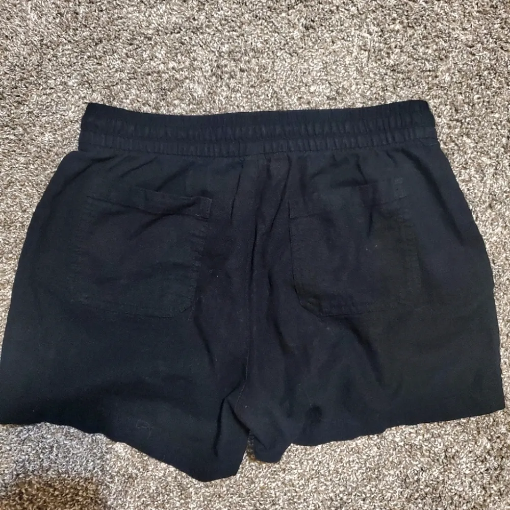 high rise linen utility shorts - Image 4