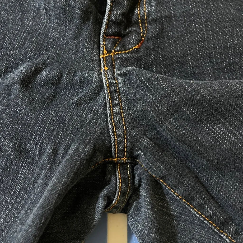 VTG NYDJ Jeans Rhinestone Pocket Straight Medium Wash Size 8 Petite 8P (READ) - Image 8