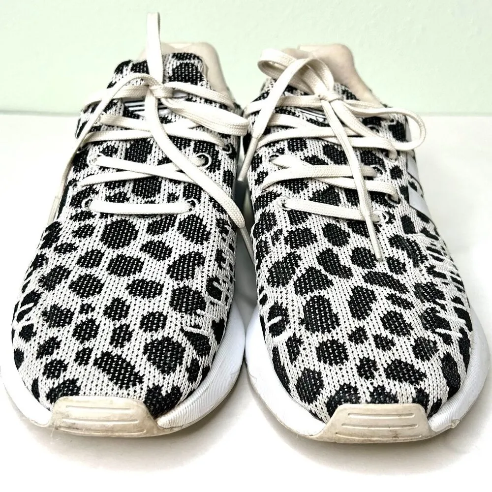Adidas Swift Run 22 Cream Black Leopard Size 5 - Image 6