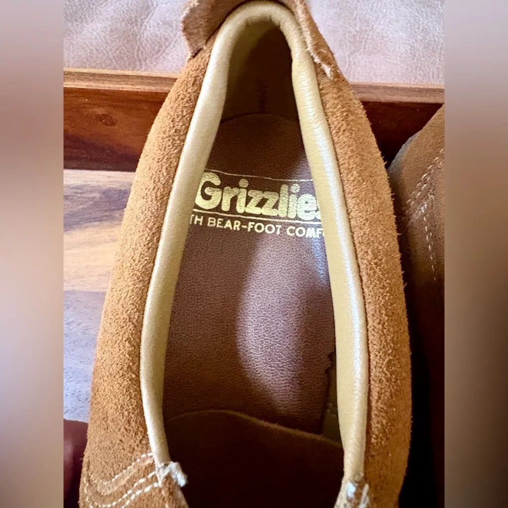 Vintage 70’s Grizzlies Suede Chukka Wedge Shoes Size undefined - Image 5