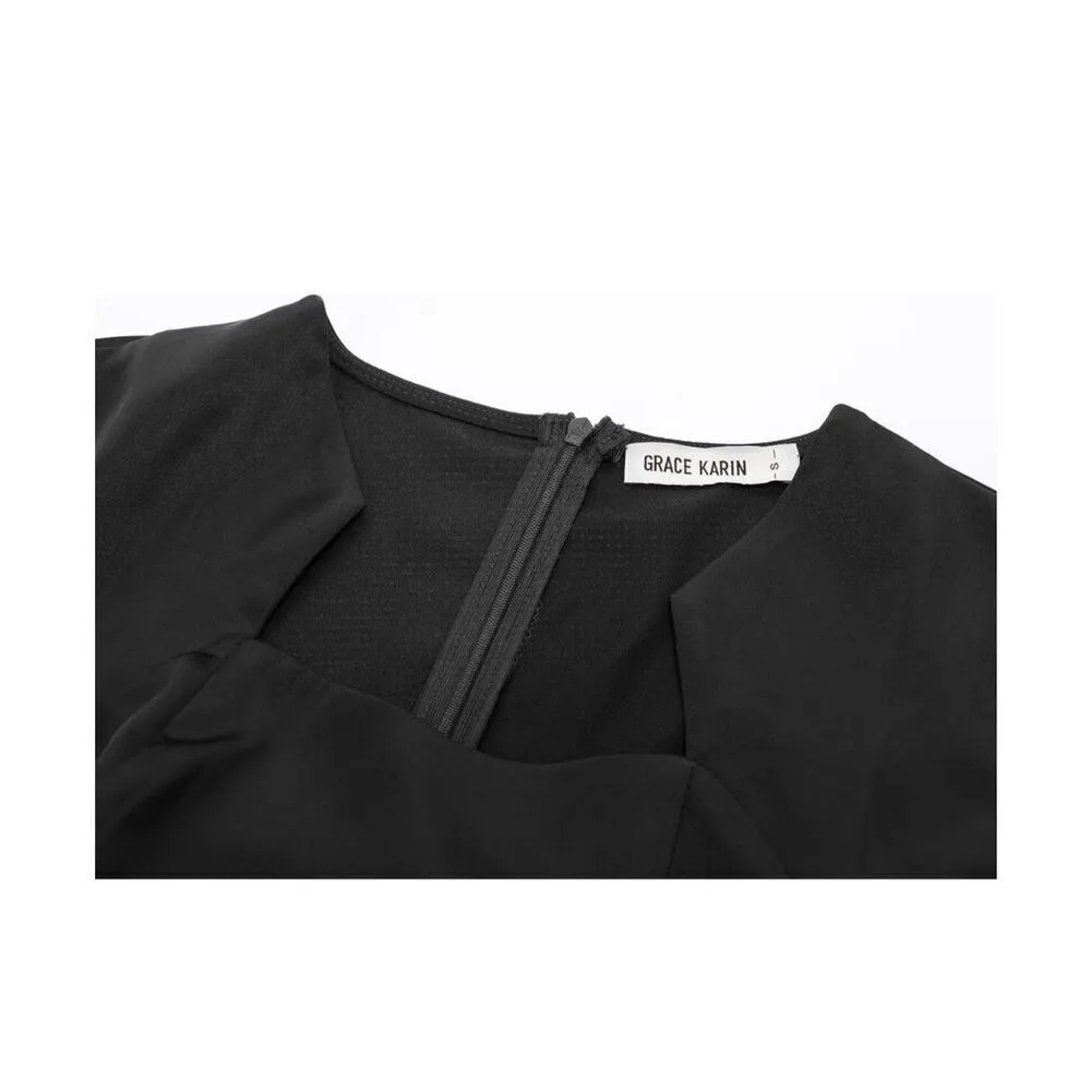 NEW GRACE KARIN Vintage Cap Sleeve Retro Vintage Pencil Dress L - Image 3