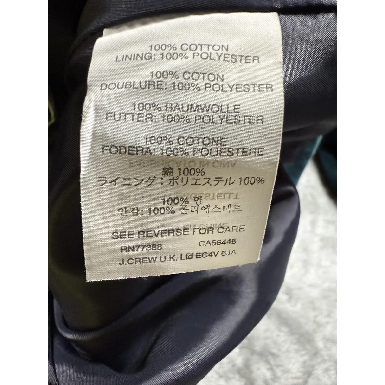 J Crew Regent Blazer Womens 4 Teal Velvet Jacket Single Button Lined Pockets Green - Image 8