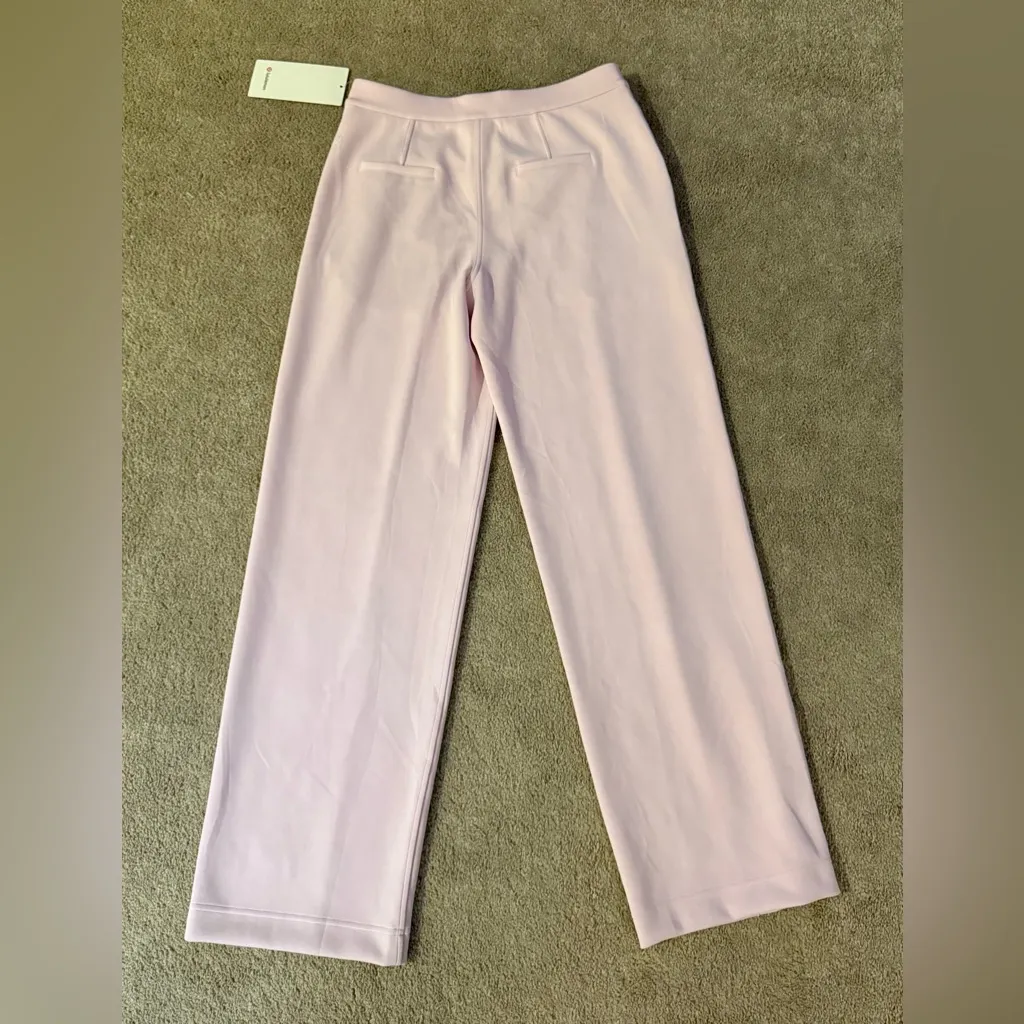 Lululemon Softstreme Pintuck Mid-Rise Pant Pink Organza M Regular Sold Out NWT - Image 9
