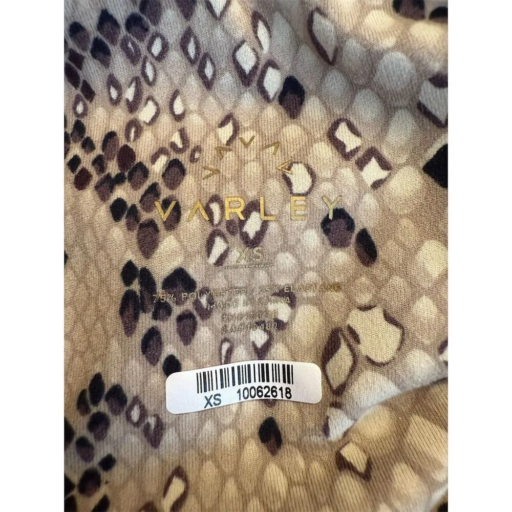 Varley Women's Century Legging 7/8 Mojave Snake Size XS Yoga Gym Activewear - Image 10