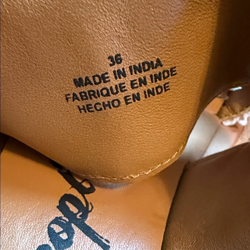 Free People Multicolor Crochet Slide Sandals - Image 4