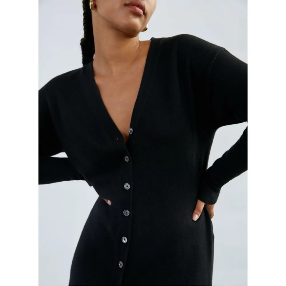 ARITZIA Wilfred Utopia Sweater Dress In Black - Image 5