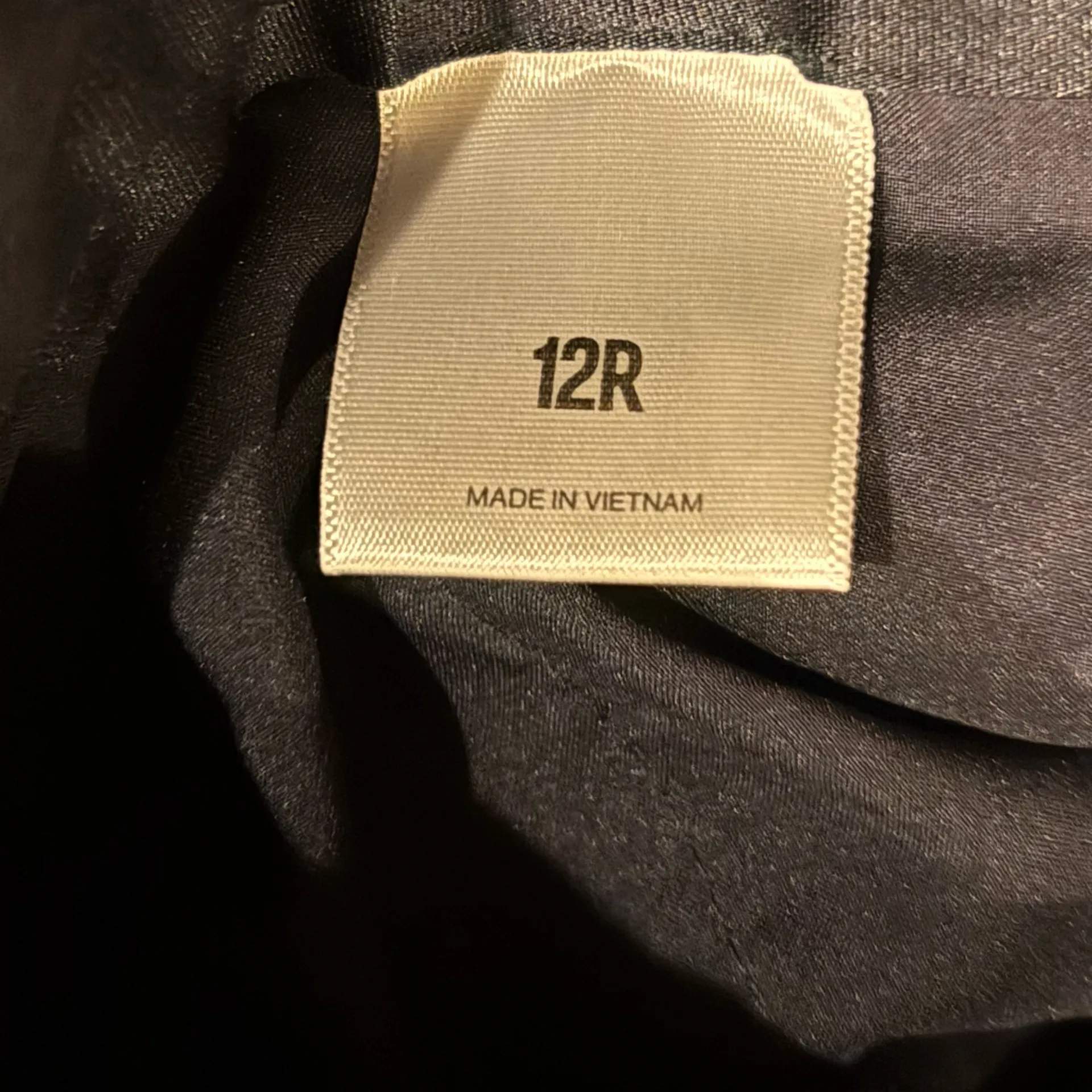 Express Pinstripe High-Waisted Wide Leg Pants Pleated Slacks Navy Blue White  12 - Image 14