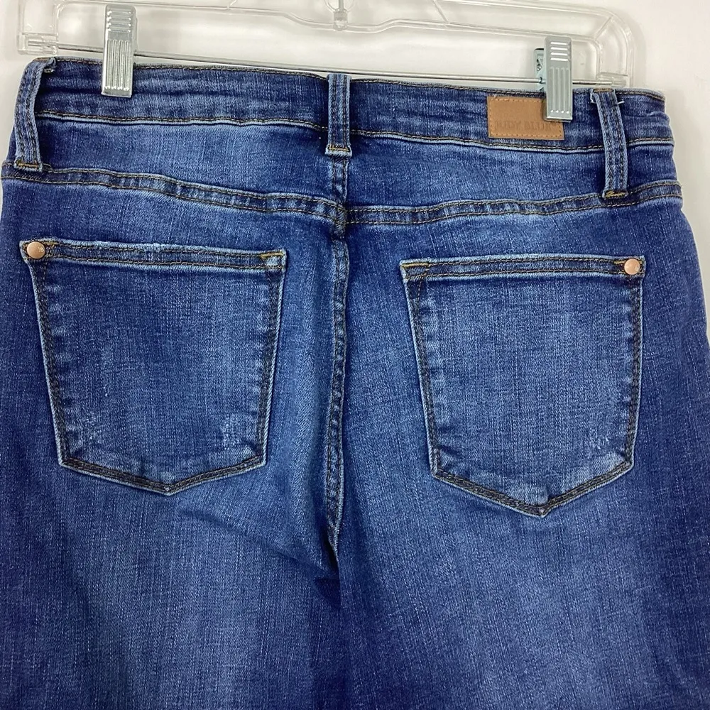 Judy Blue Boyfriend Fit Distressed Jeans Size 7 - Image 5