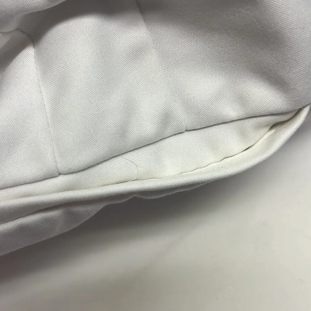 White House Black Market Cream “Perfect Form” Straight Crop Pants- Size 12 - Image 14