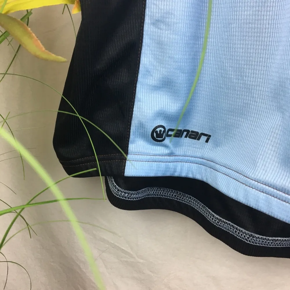 Canari Blue Two Tone Bicycle Cycle Jersey Top XL - Image 6