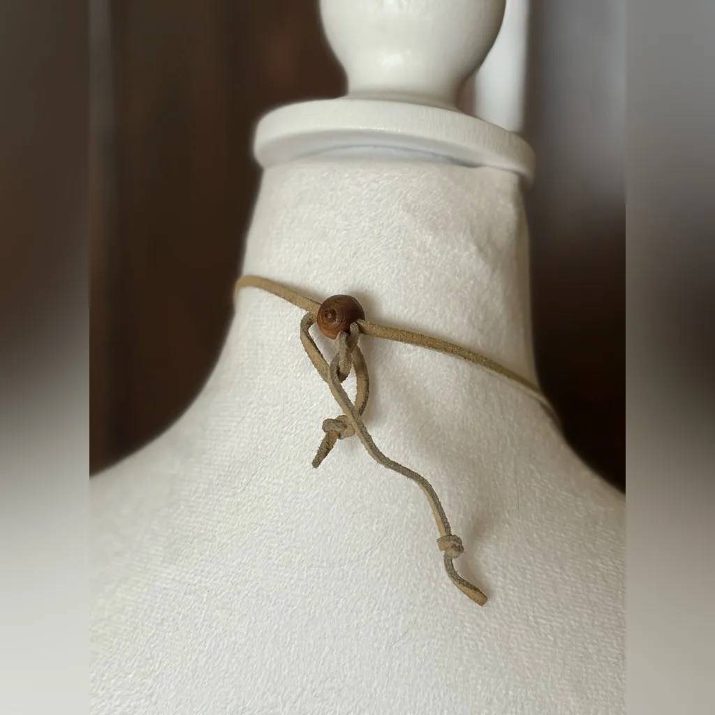 Handmade Beaded Hemp Choker Necklace - Image 5