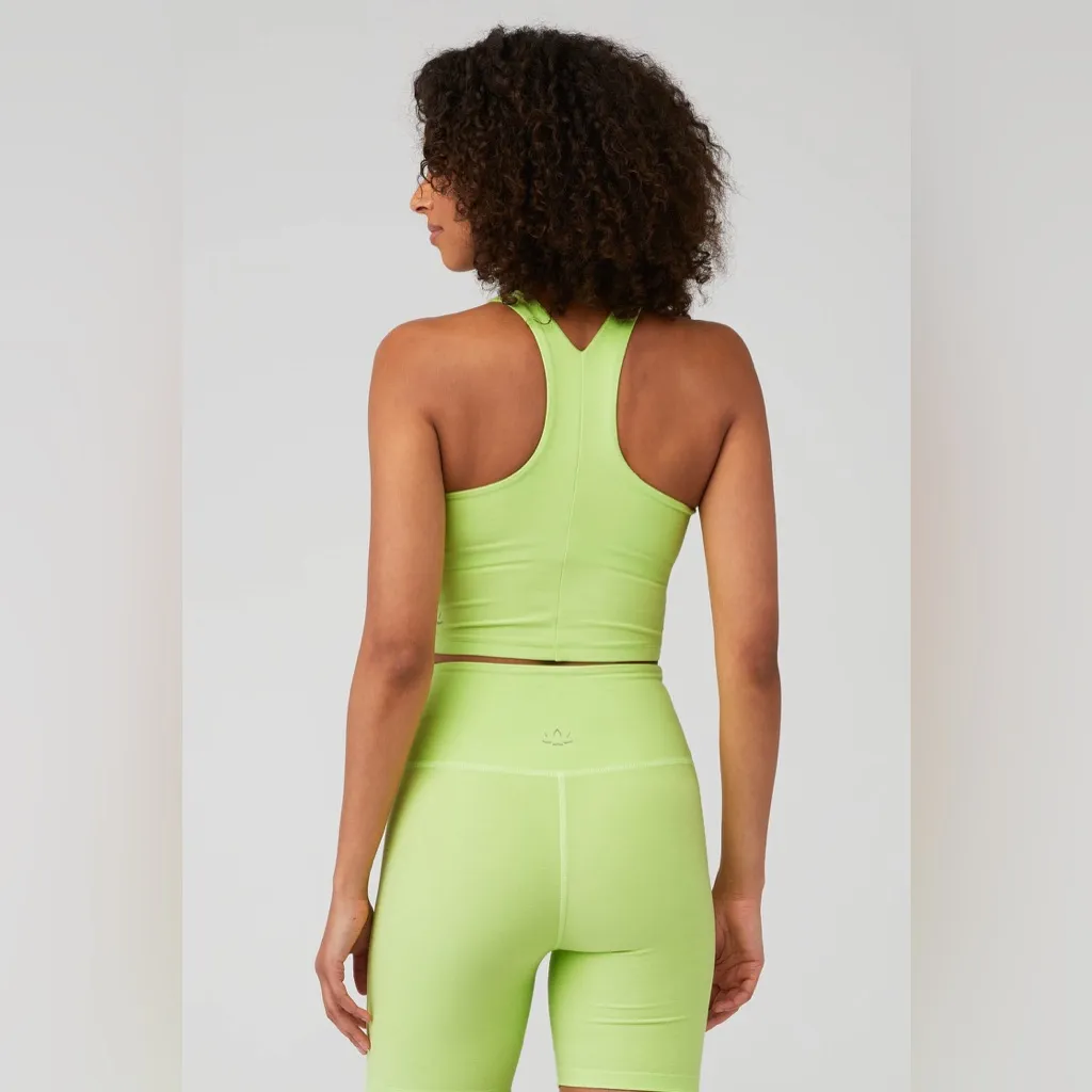 NWT BEYOND YOGA SPACEDYE AT YOUR LEISURE HIGH WAISTED BIKER SHORTS $72 MSRP - Image 2