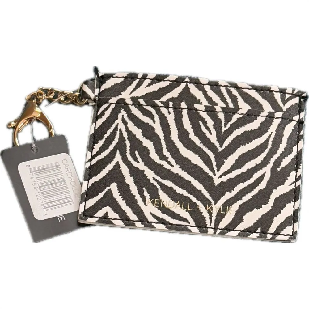 Kindle + Kylie zebra print/animal print card holder keychain wallet‎ - Image 3