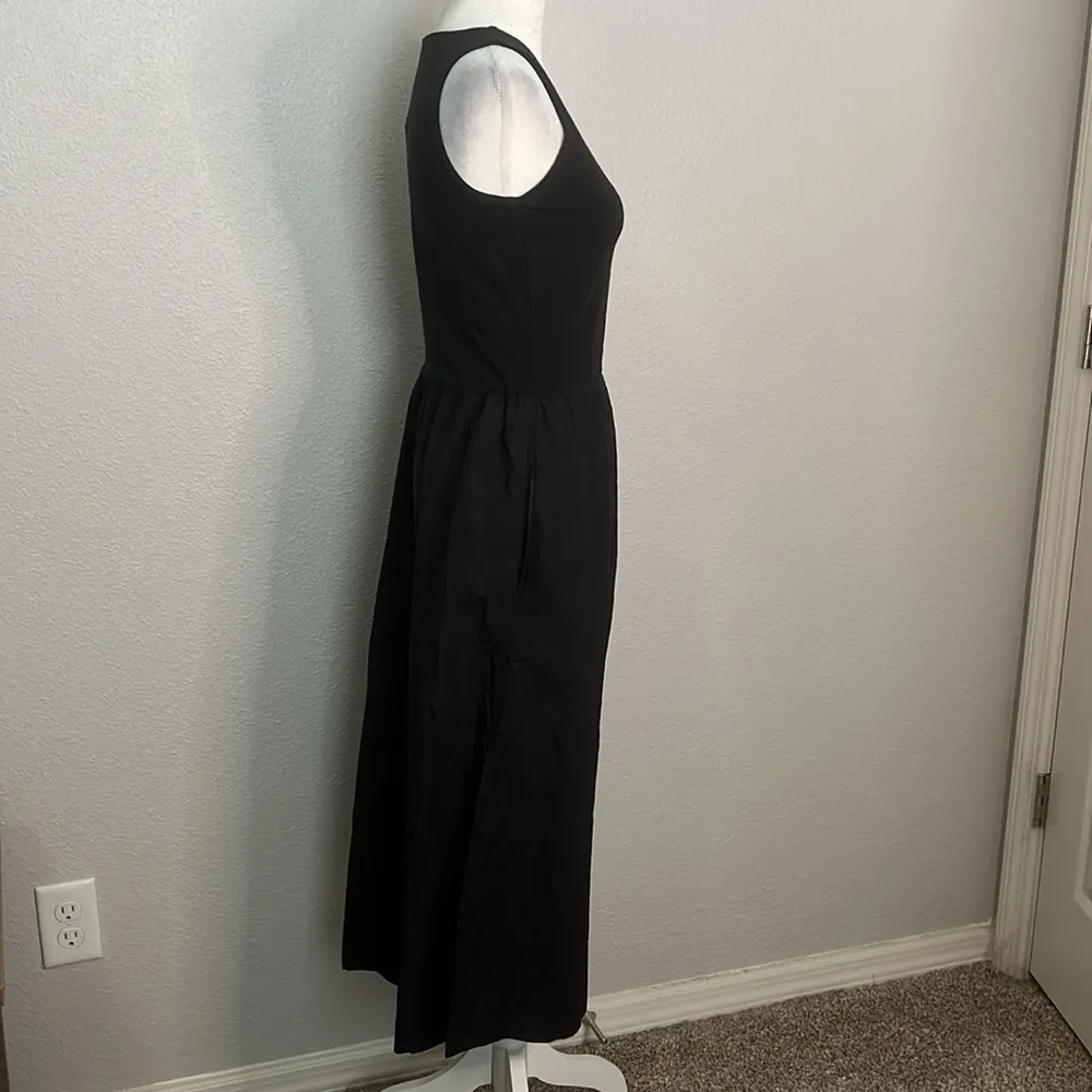 Everlane High Neck Cotton Dress Size Small - Image 2