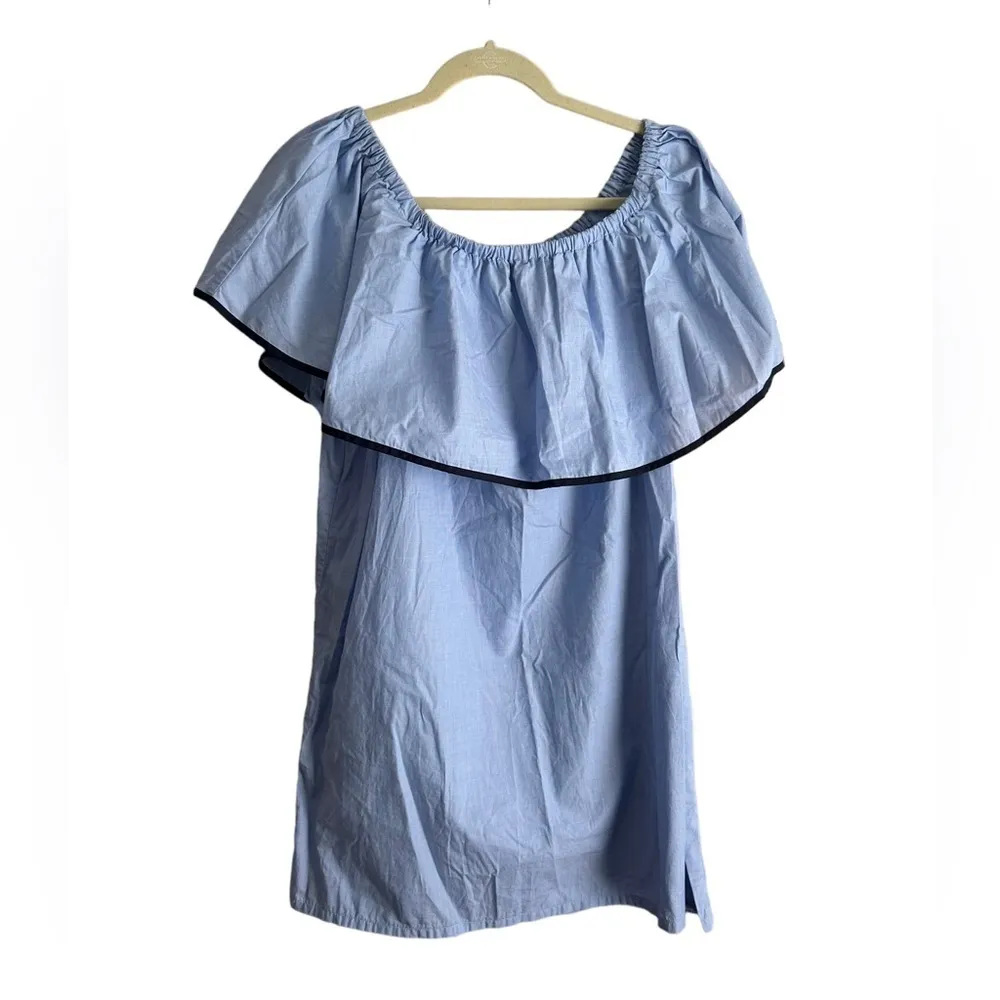 J.CREW TIPPED OFF THE SHOULDER DRESS - Image 3