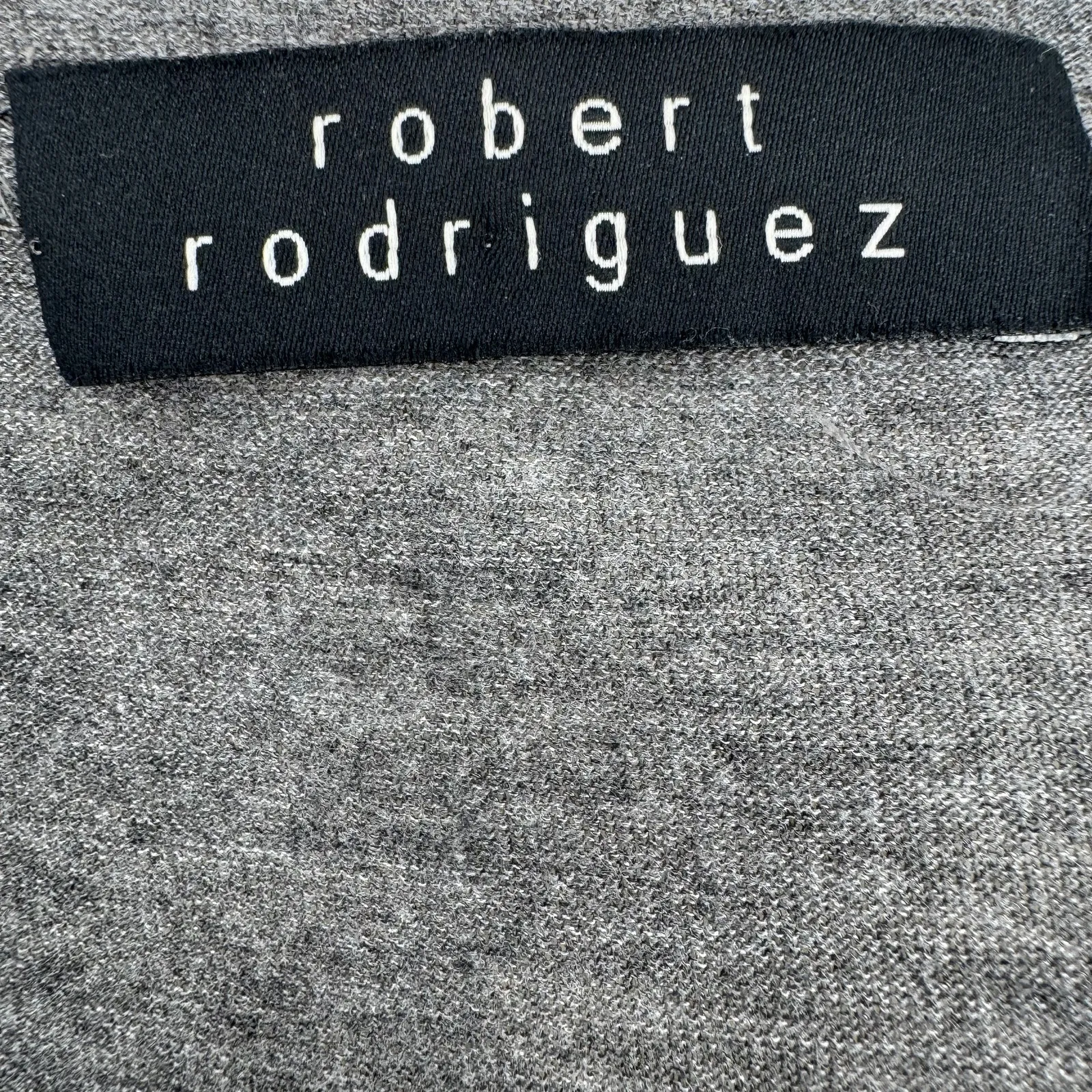 Robert Rodriguez dress small ruched draped belted shimmer pleated gray gold - Image 6