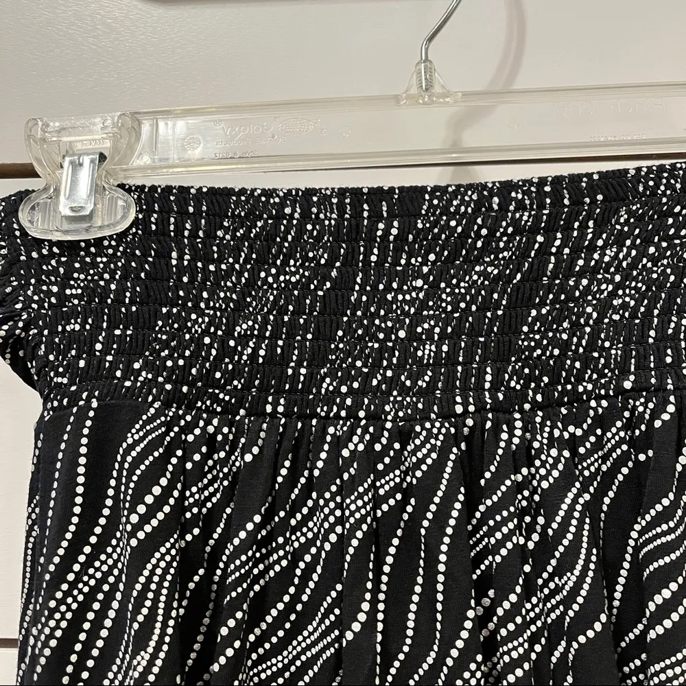 Y2K Express black & silver strapless dress - Image 4