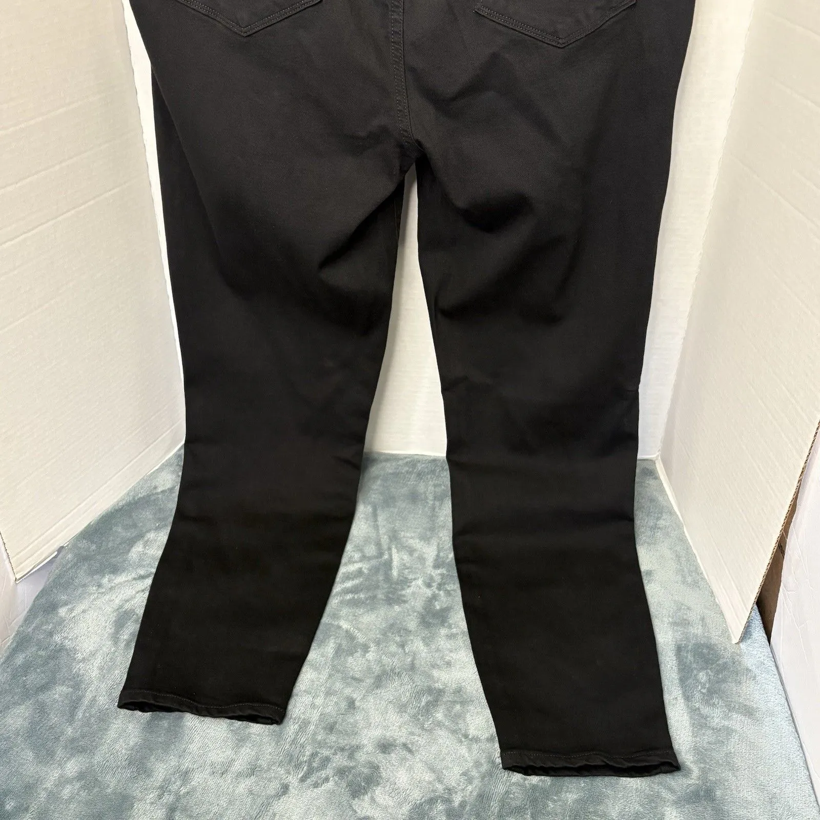 Paige Verdugo Ankle Black Shadow Denim Mid Rise Skinny Jeans Womens Size 34 NWT - Image 6