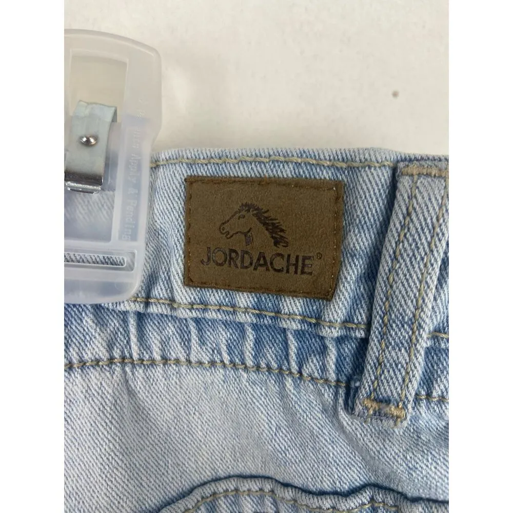 Vintage Jordache High Rise Crop Jeans Womens XXL Light Wash Blue Stretch Pockets - Image 4