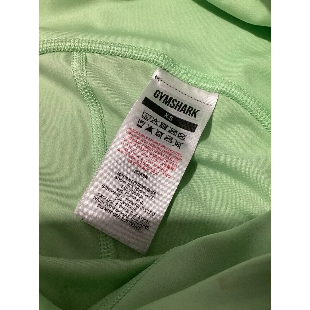 Gymshark High Waist Sport Athletic Leggings Bali Green XS - Image 7