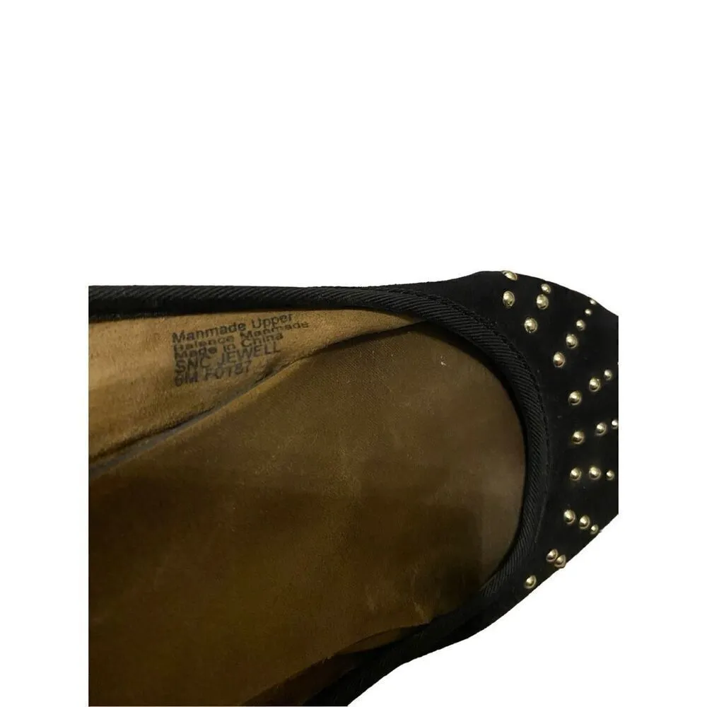 Style And Co Studded Ballet Ballerina Flats Studs Suede Casual - Image 7