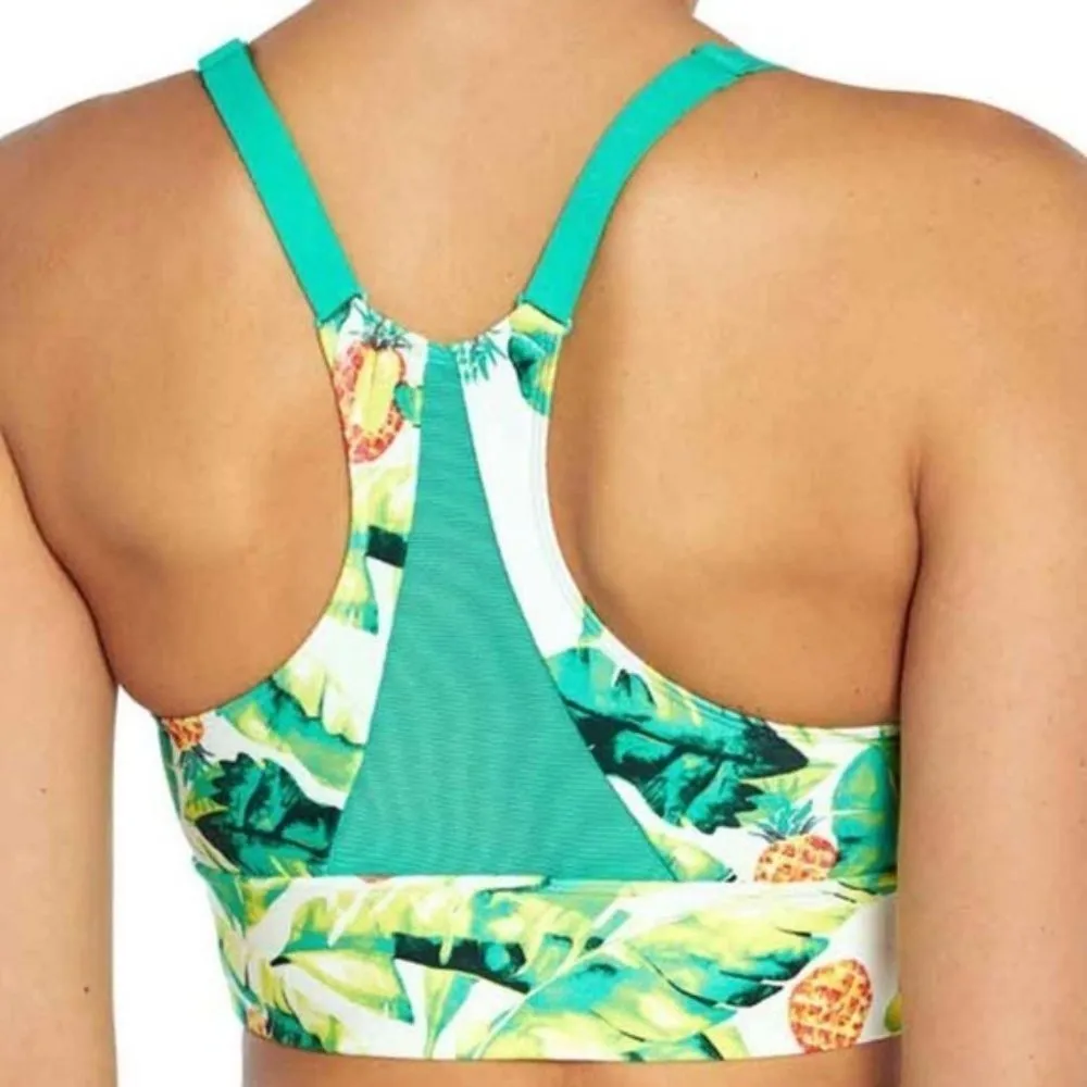 Wildfox Palm Leaf Green Yellow Set Bra Leggings - Image 5