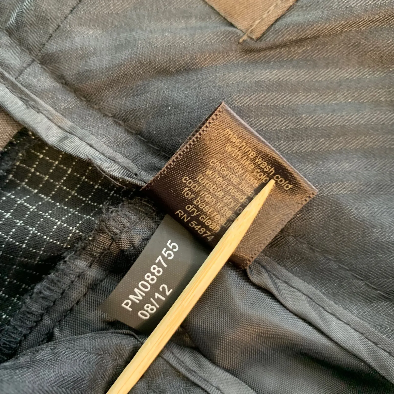 The Limited Collection Cassidy Fit Black Micro Plaid Flare Pants Size 8R Retro - Image 4