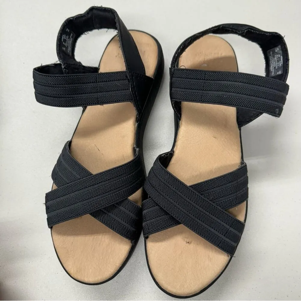 Sperry Black Platform Stretch Womens Sandals 11 Beachy Vacation Casual Comfort - Image 8