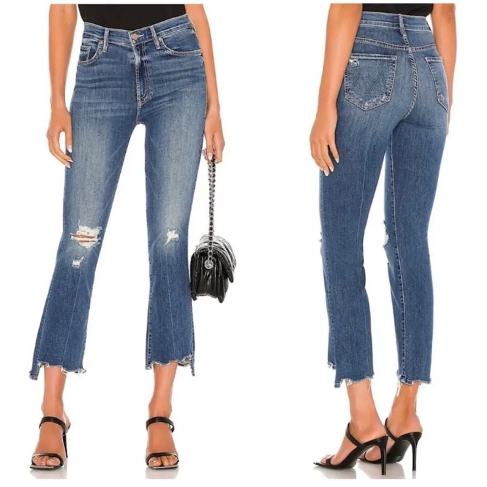 Mother‎ The Insider Crop Step Chew Jeans 27 layered minimalist distressed staple - Image 2