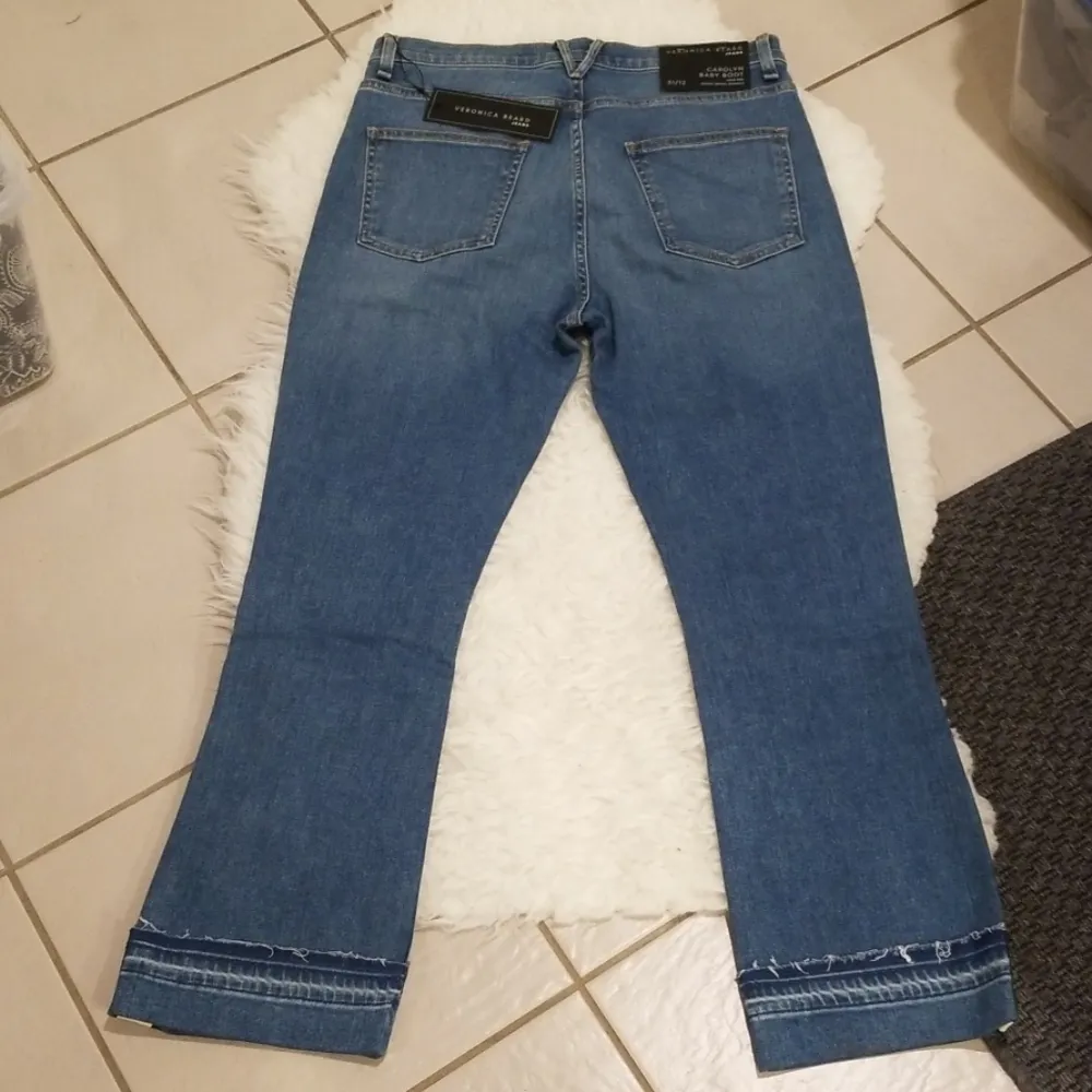 đź’•VERONICA BEARDđź’• Carolyn High-Rise Baby Boot Jeans Pacific Blue 31 NWT - Image 8