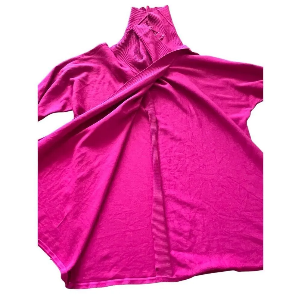 JM Collection Pink open Sweater size  L - Image 6