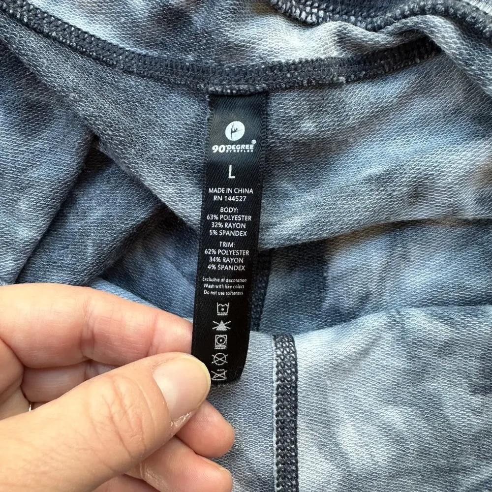 90 DEGREE BY REFLEX Tie Dye Sweat Pants Joggers - Image 6