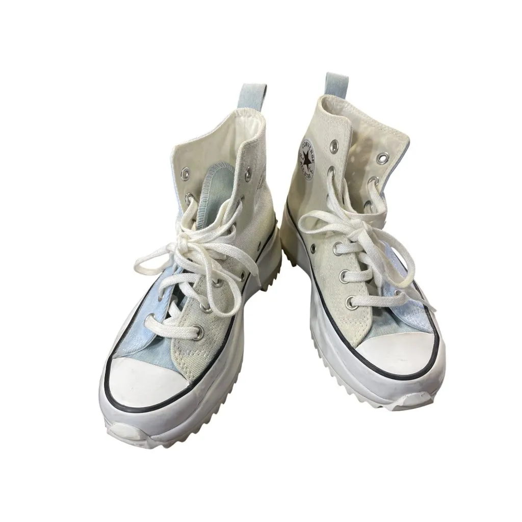 Converse Run Star Hike Chuck Taylor unisex tan blue sneakers Size 5.5 SKU 8595 - Image 12