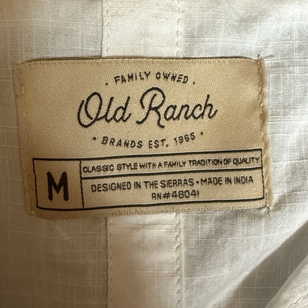 Old Ranch Women's Sz Medium Plumas Organic Roll - Image 4