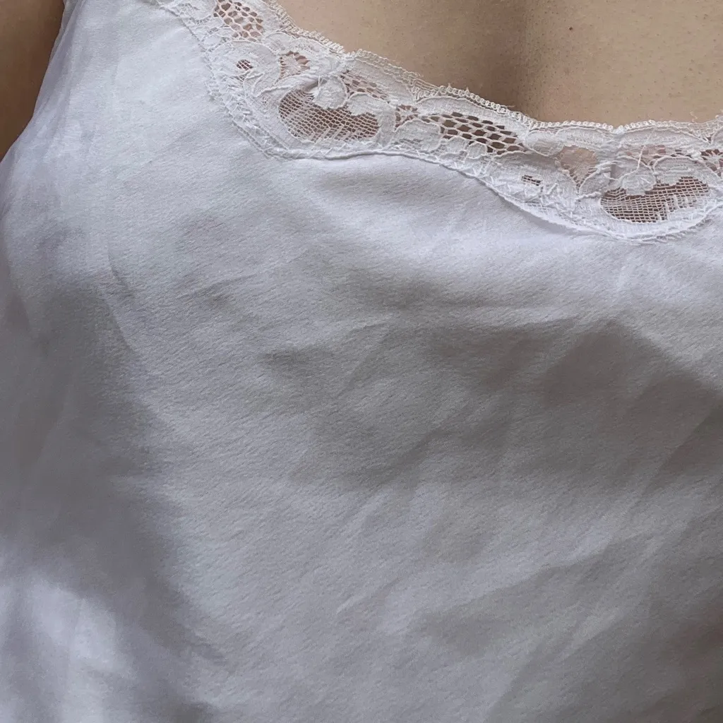 vintage Victoria's Secret white lace slip dress - Image 6