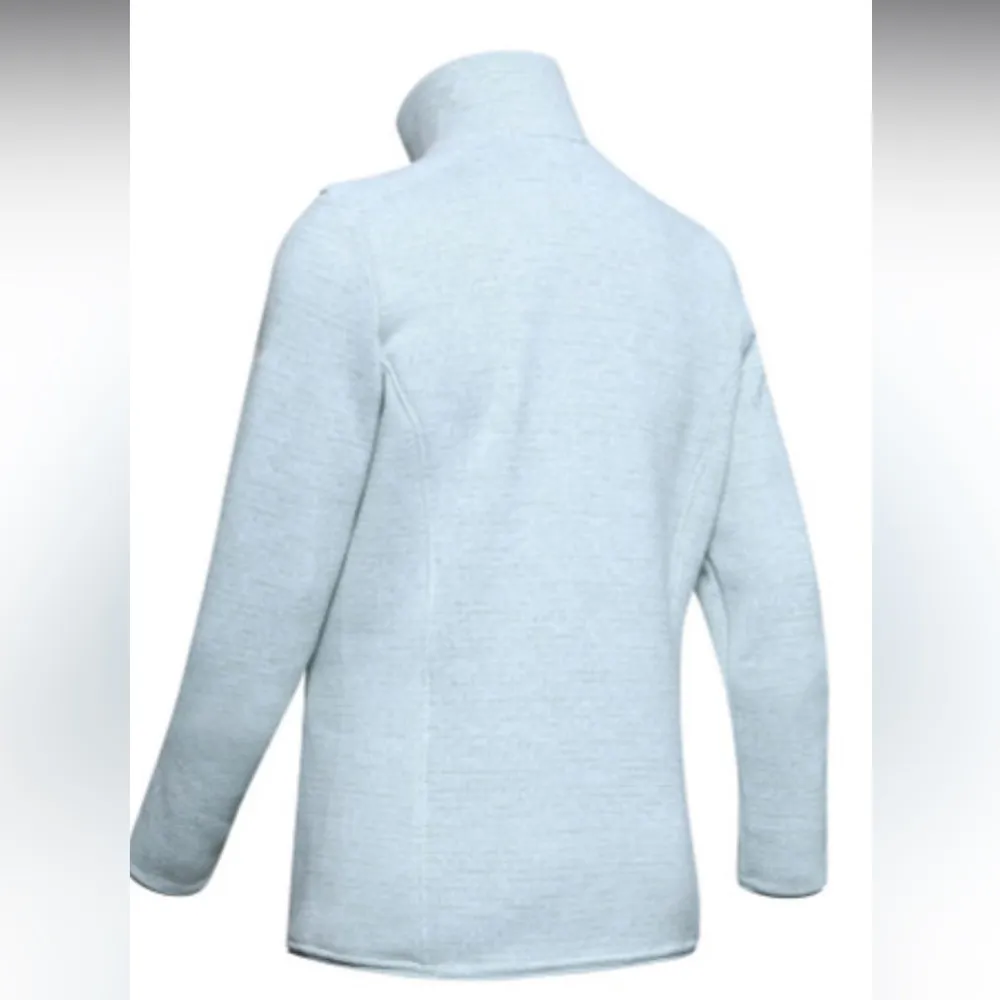 Under Armour Women's Wintersweet 2.0 Atlas Green 1/2 Zip ColdGear Fleece medium - Image 11