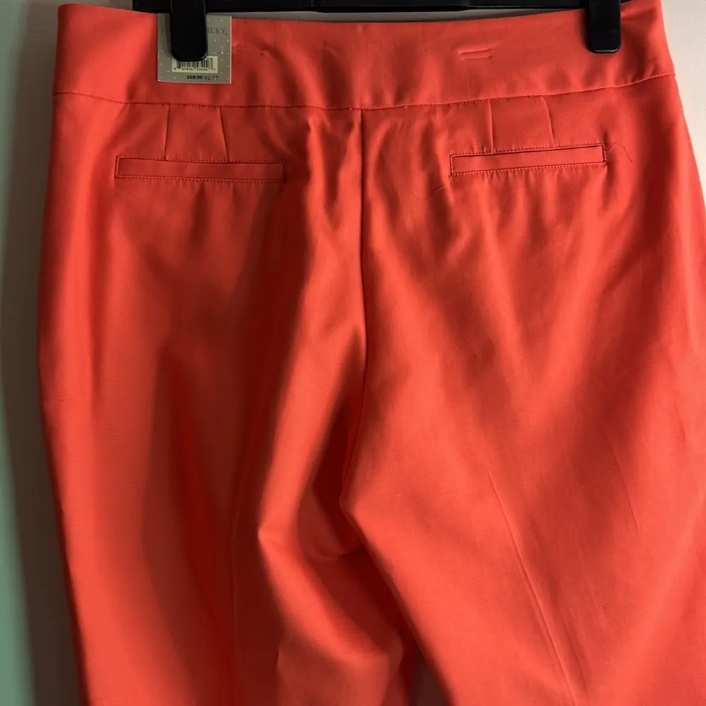 Women’s Laura Ashley Bright Coral Crop Pants size 12‎ - Image 3